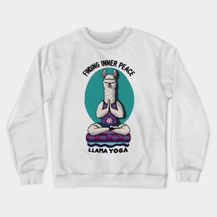 llama yoga Crewneck Sweatshirt